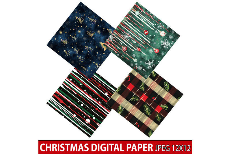 christmas-digital-paper-bundle