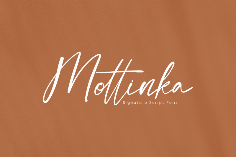 mottinka-signature-script-font