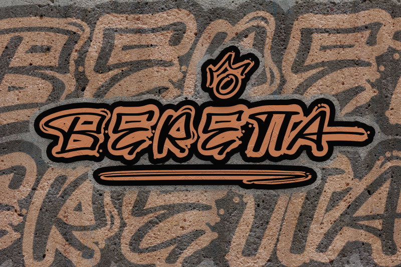 beretta-graffiti-font