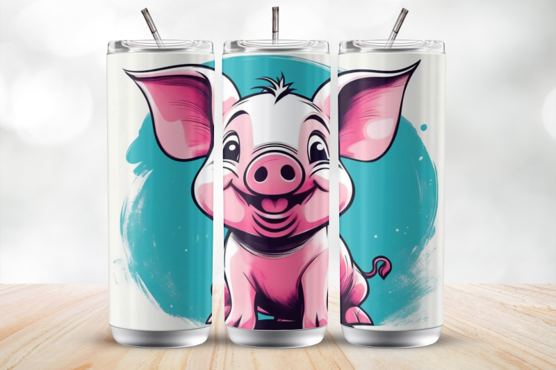 funny-pig-20-oz-sublimation-tumbler-wrap