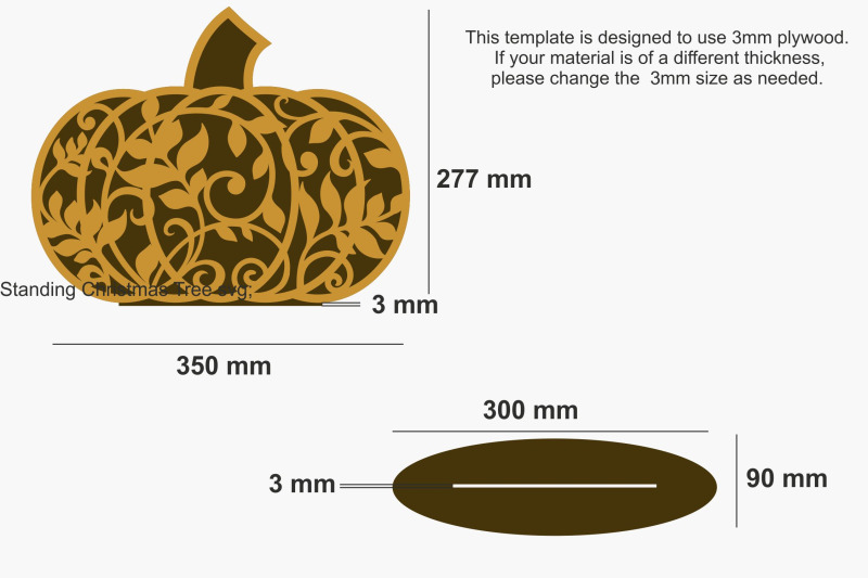 pumpkin-laser-cutting-template-on-a-stand-for-thanksgiving-day