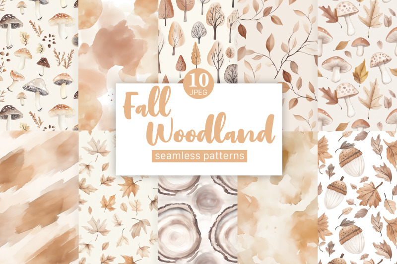 fall-woodland-papers-autumn-pattern-bundle