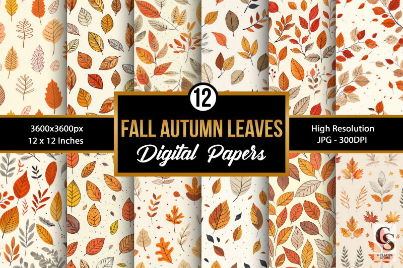 fall-autumn-hand-drawn-leaves-digital-papers