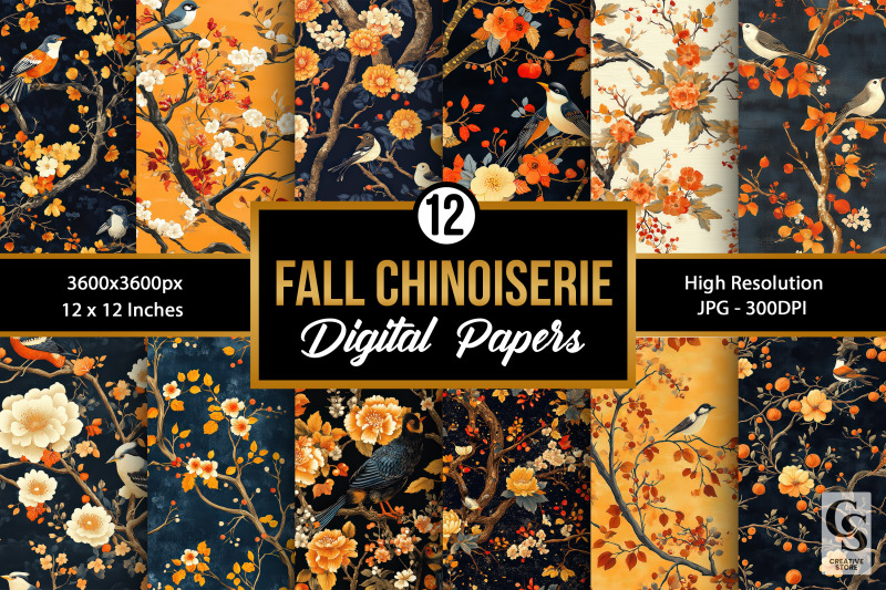 fall-chinoiserie-pattern-digital-papers