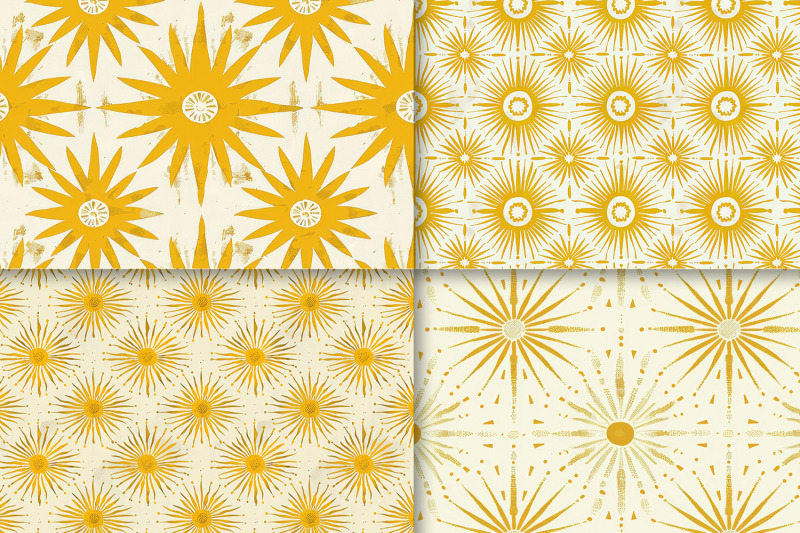 12-seamless-sun-patterns-sunshine-boho-seamless