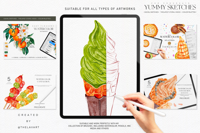 yummy-sketches-amp-color-palettes-for-procreate