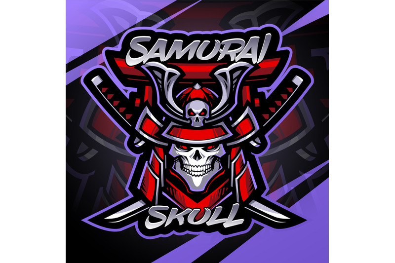 samurai-skull-esport-mascot-logo-design