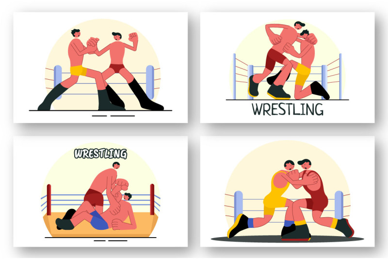 9-wrestling-sport-illustration