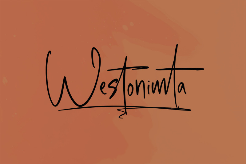 westonimta-handwriting-font