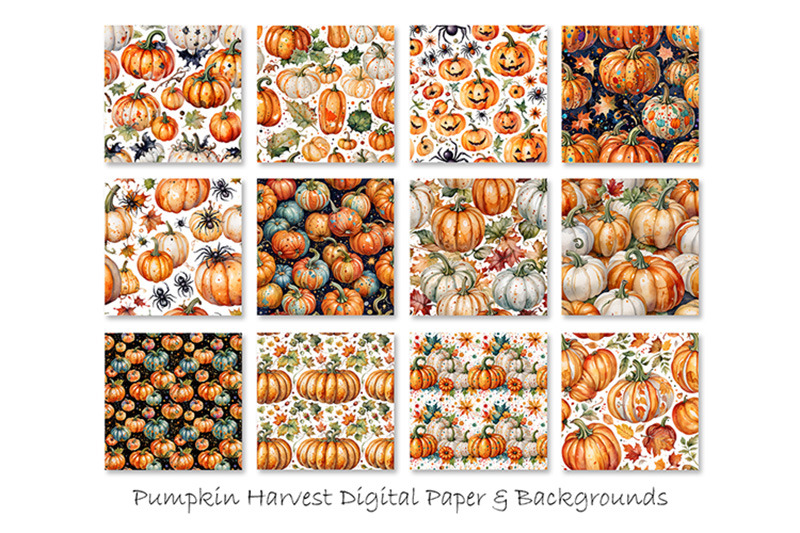 pumpkin-harvest-digital-papers