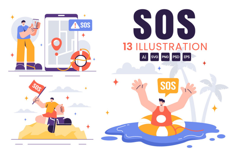 13-sos-message-emergency-illustration