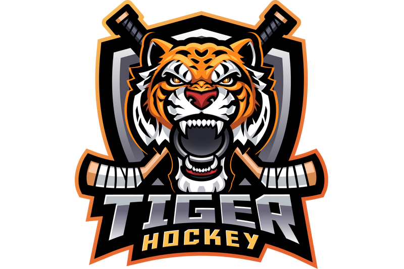 tiger-hockey-esport-mascot-logo-design