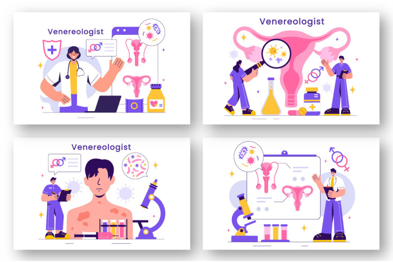 9-venereologist-diagnostic-illustration