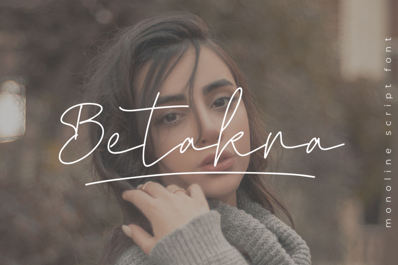 betakra-monoline-script-font