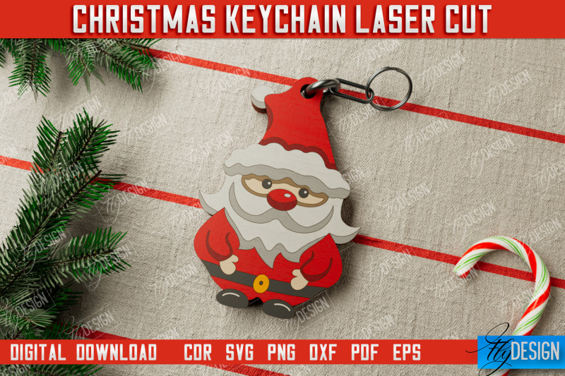 christmas-keychain-bundle-keychain-template-gift-idea