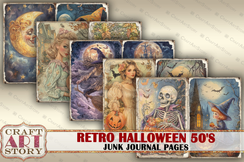 retro-halloween-50-039-s-junk-journal-pages-scrapbook