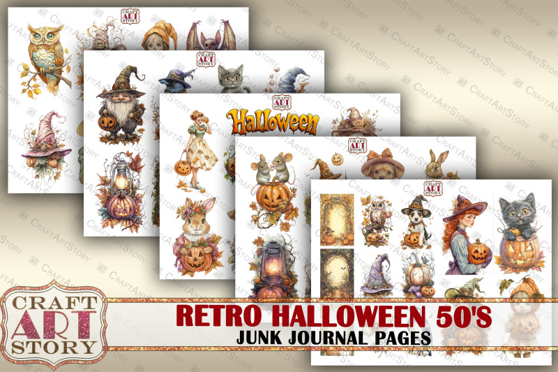 retro-halloween-50-039-s-junk-journal-pages-addon-scrapbook