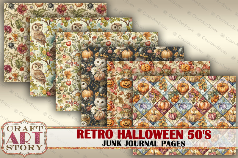 retro-halloween-50-039-s-junk-journal-pages-addon-scrapbook