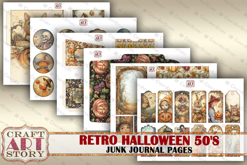 retro-halloween-50-039-s-junk-journal-pages-addon-scrapbook