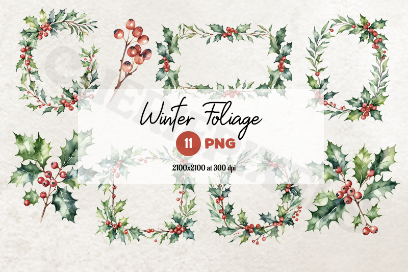 christmas-watercolor-clipart