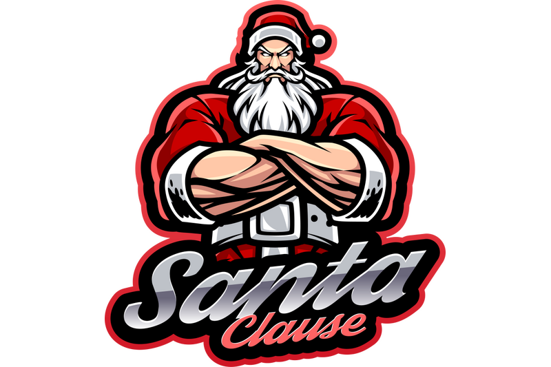 santa-esport-mascot-logo-design