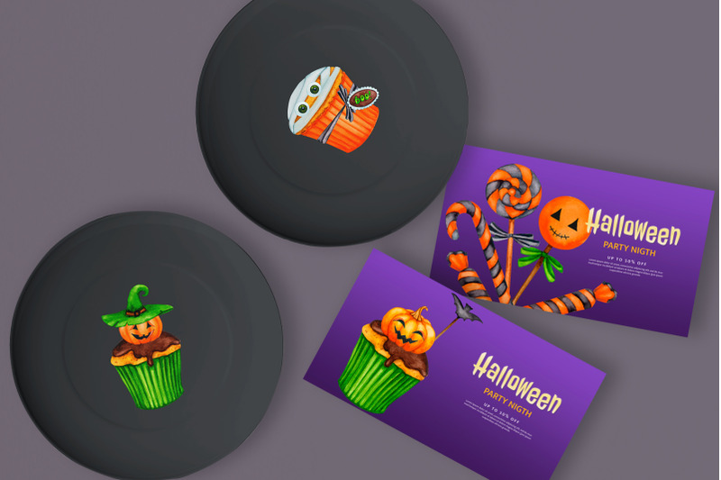 halloween-sweets-watercolor-clipart-png