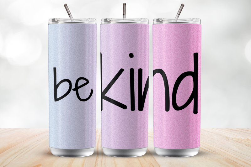 be-kind-20-oz-sublimation-tumbler-wrap