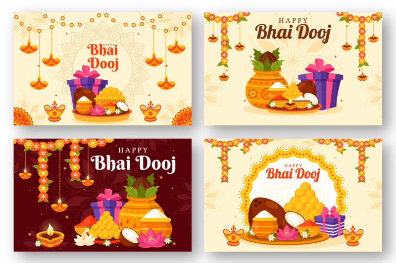 12-bhai-dooj-indian-festival-illustration