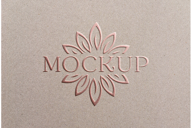 rose-gold-logo-mockup