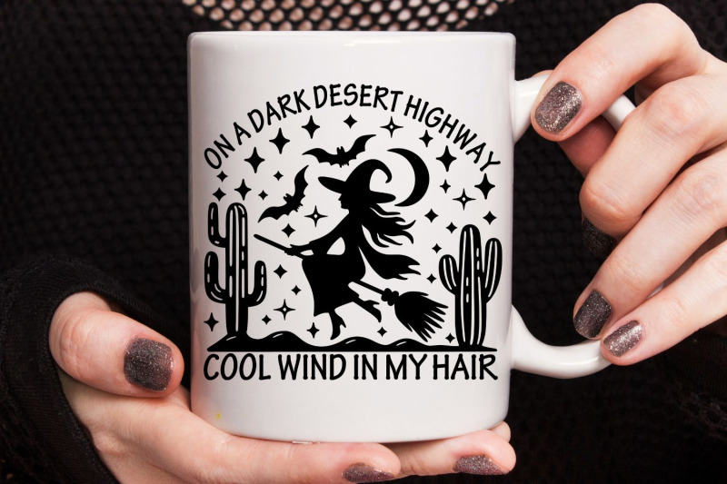 on-a-dark-desert-highway-cool-wind-in-my-hair-svg-halloween-witch-svg