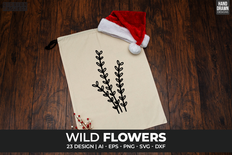 23-wild-flowers-wildflower-vector-wildflower-silhouette