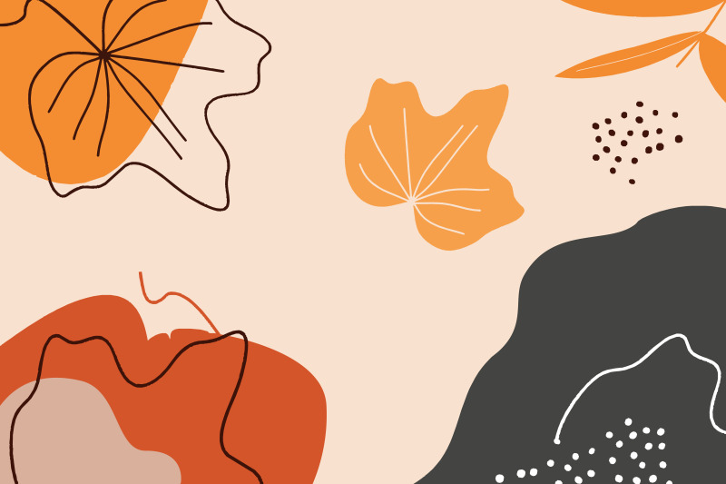 an-autumn-inspired-abstract-background-featuring-hand-drawn-leaves-be