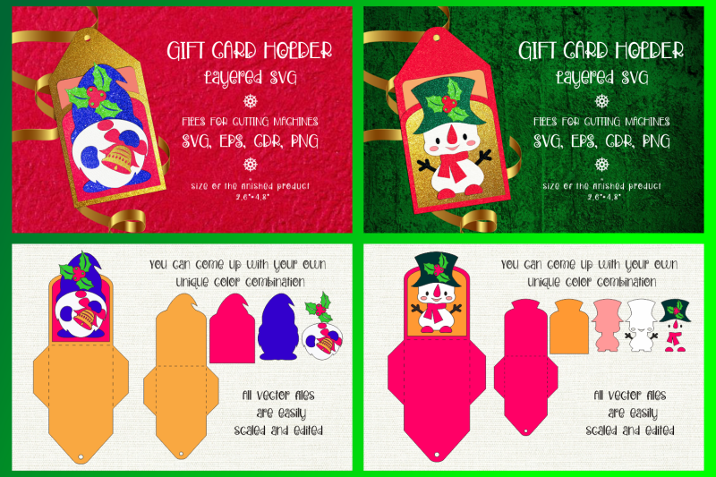 christmas-gift-card-holder-bundle-paper-craft-template