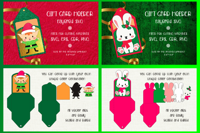 christmas-gift-card-holder-bundle-paper-craft-template