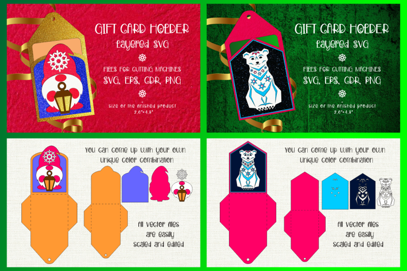 christmas-gift-card-holder-bundle-paper-craft-template