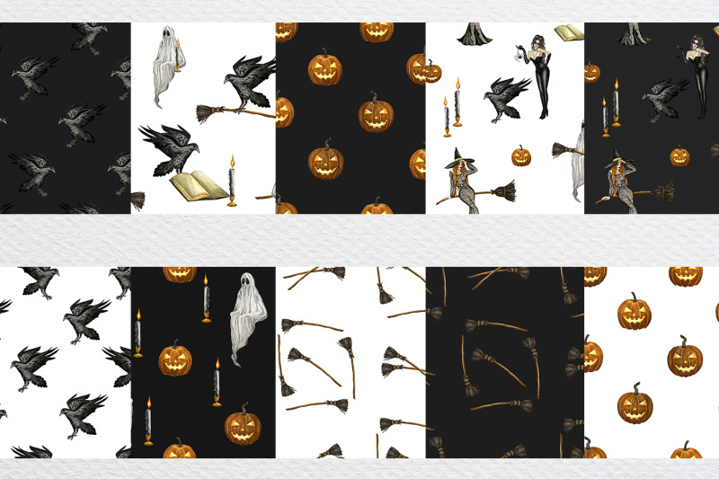 about-watercolor-halloween-witch-clip-art-set-graphic