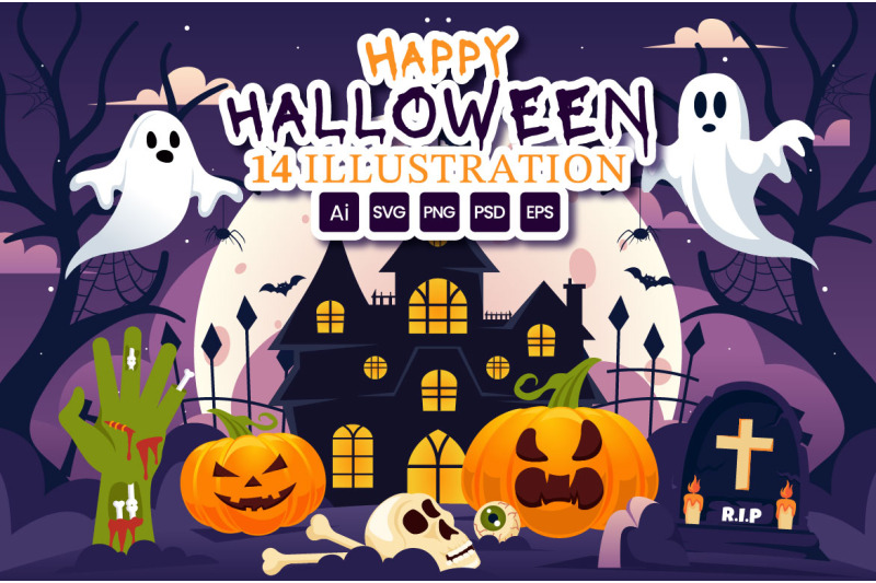 14-halloween-night-background-illustration