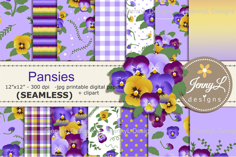 pansies-floral-seamless-digital-paper-and-clipart