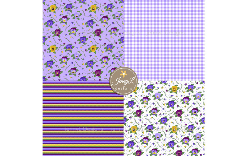 pansies-floral-seamless-digital-paper-and-clipart