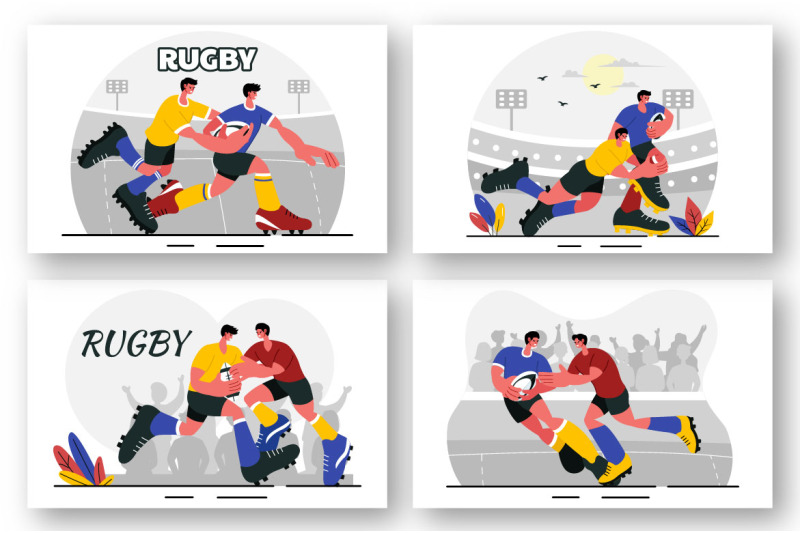 9-rugby-player-illustration