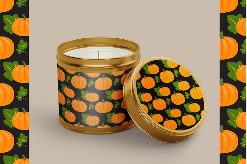 pumpkin-patterns-set