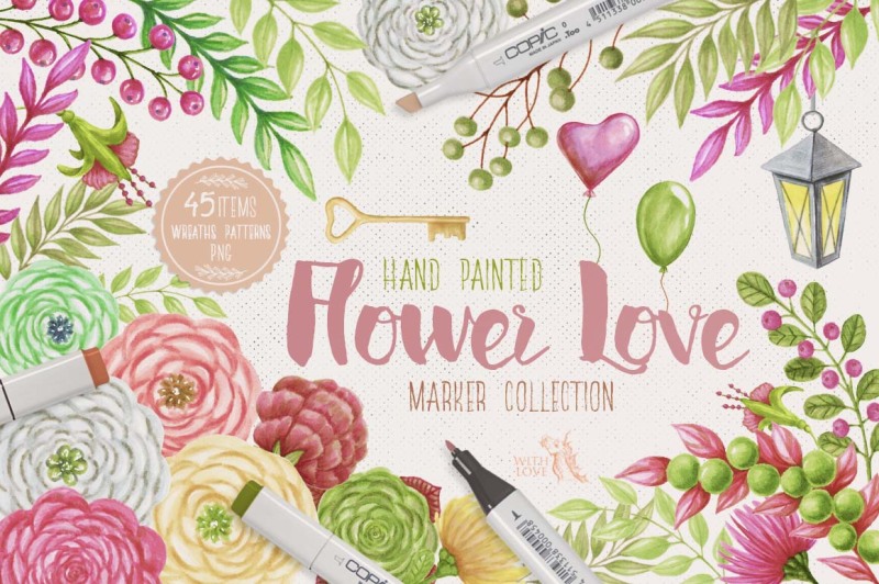 flower-love-marker-kit