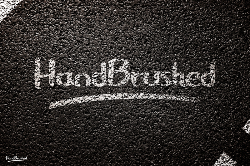 handbrushed-font