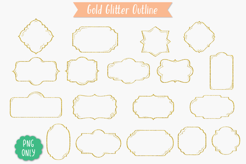 glitter-vintage-deco-frames-decorative-border-retro-labels