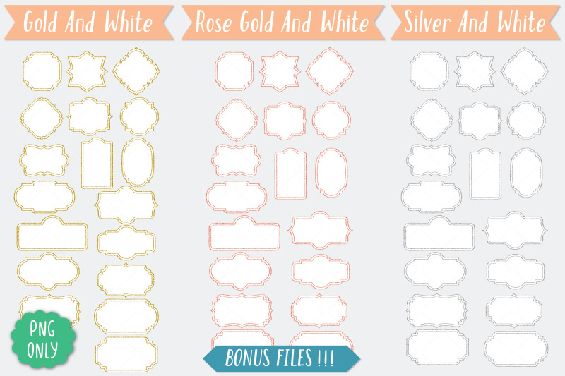 glitter-vintage-double-frames-decorative-border-retro-labels