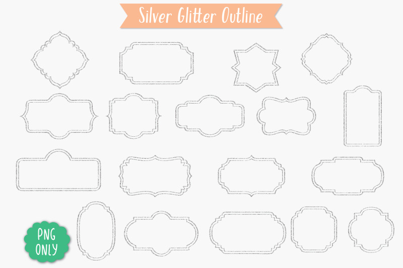 glitter-vintage-double-frames-decorative-border-retro-labels