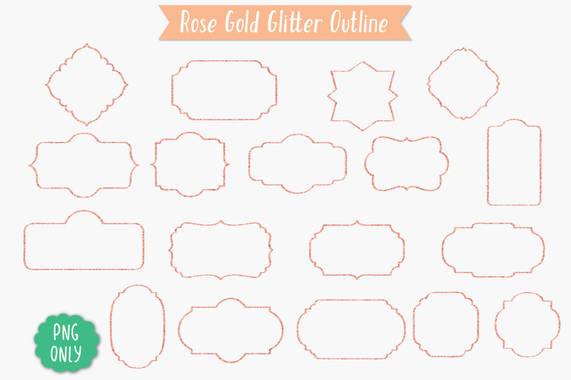 glitter-vintage-frames-decorative-border-retro-labels