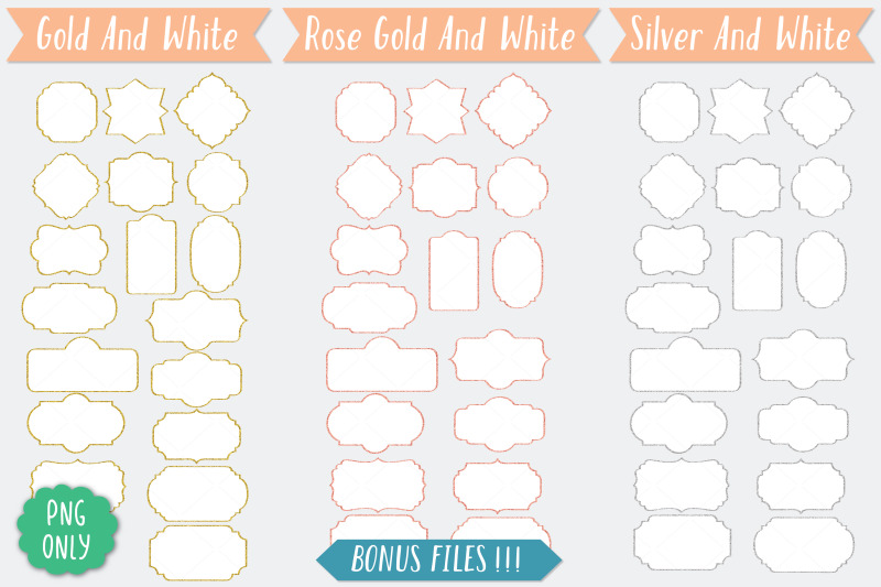 glitter-vintage-frames-decorative-border-retro-labels