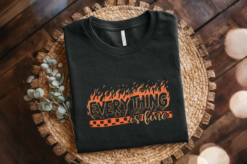 everything-is-fine-png-digital-download-trendy-png-mental-health-png