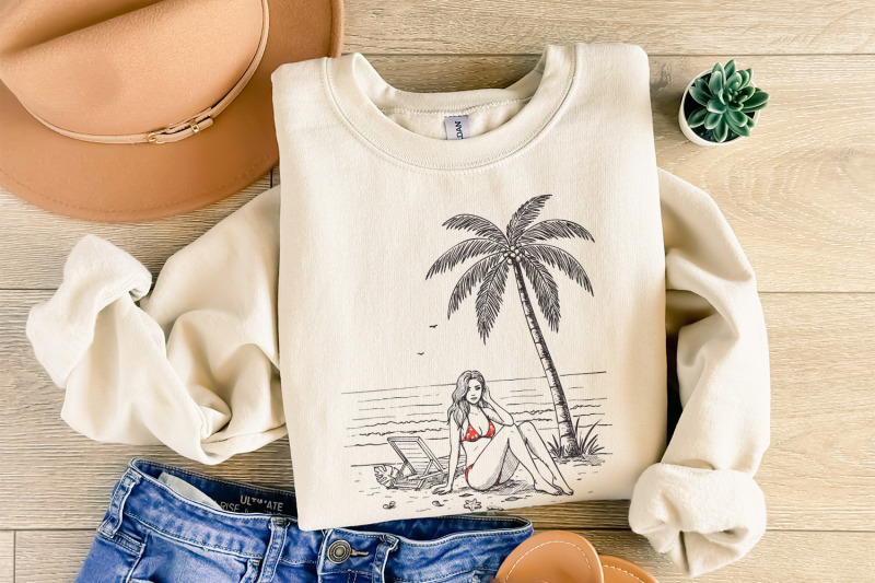 palm-tree-relaxation-png-tropical-beach-scene-summer-vacation-illust